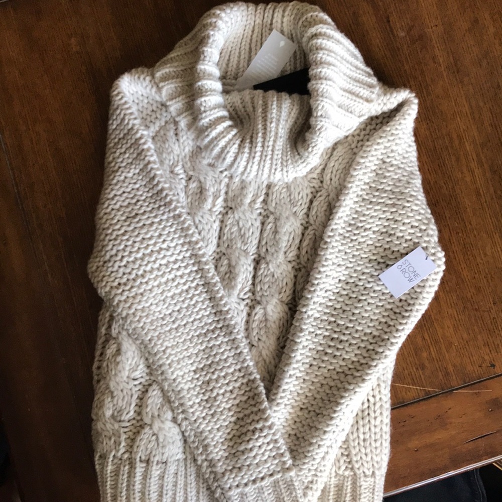 Stone row sweater